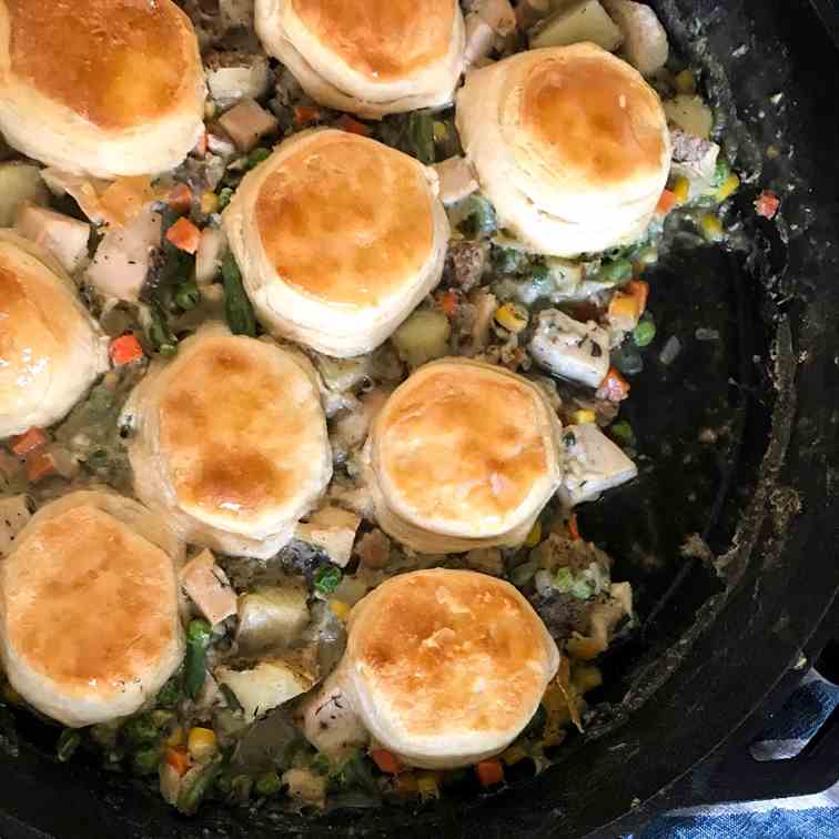 Cast Iron Chicken Pot Pie