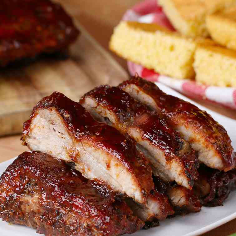 One-Pan BBQ Baby Back Ribs