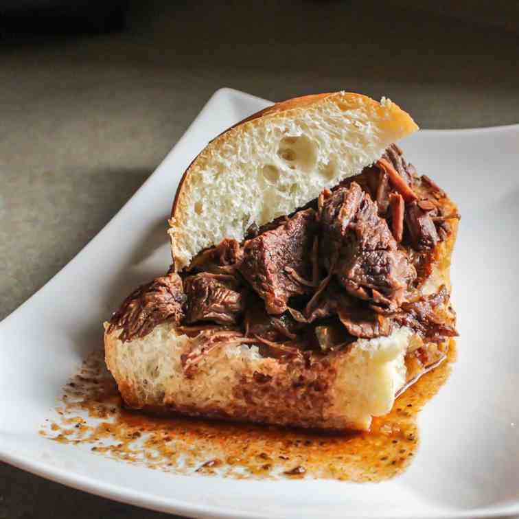 Instant Pot Hot Beef Sandwich