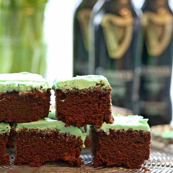 Mint Guinness Brownies