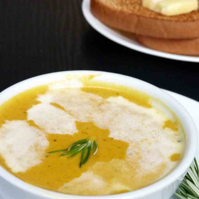 PUMPKIN ROSEMARY SOUP