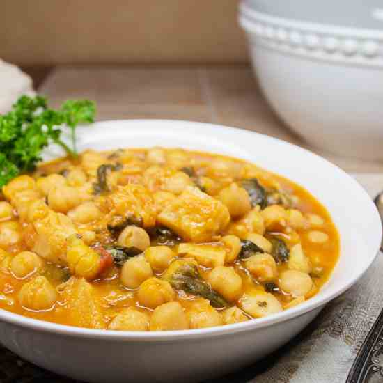 Potaje ~ Spanish Chickpea Stew