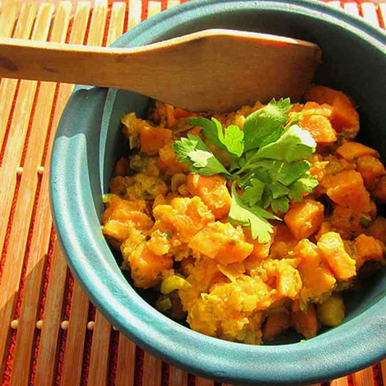 Turmeric Sweet Potatoes