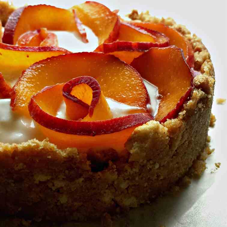 Peaches and Cream Tart