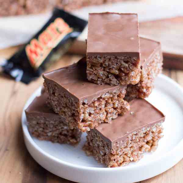 No bake Mars bar slice recipe