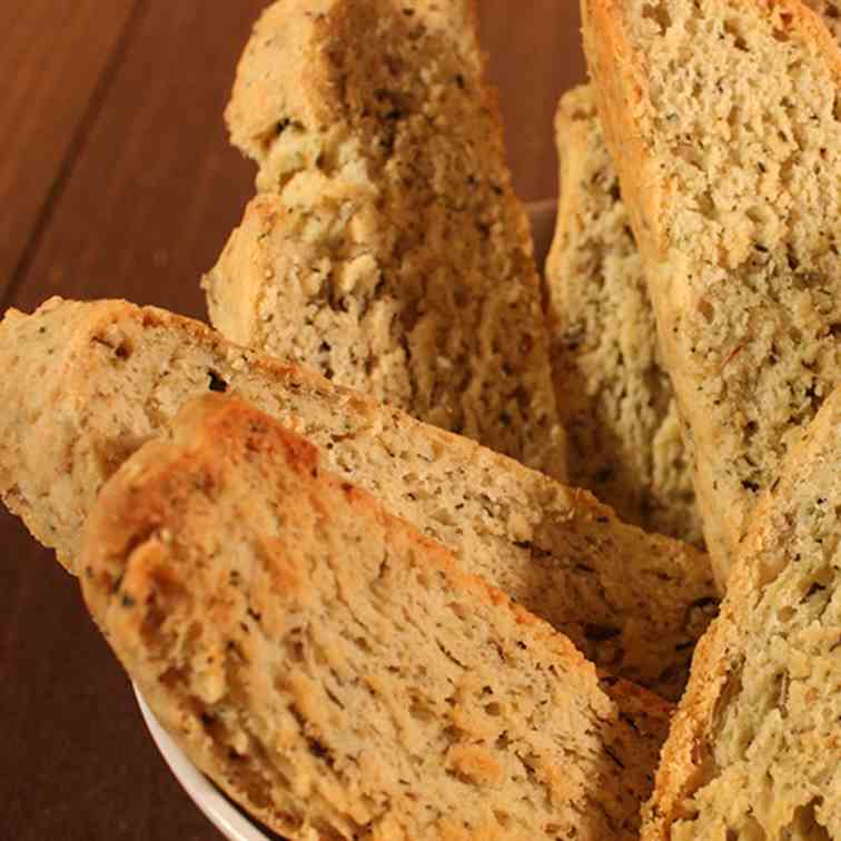 Savory Herb and Cheese Biscotti