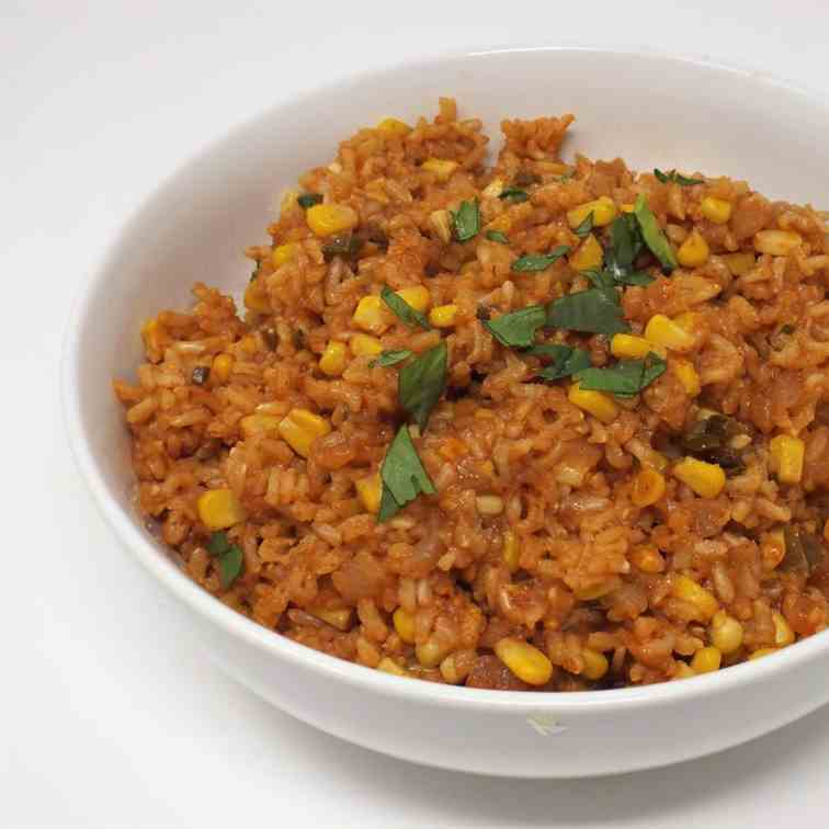 Baked Mexican Brown Rice