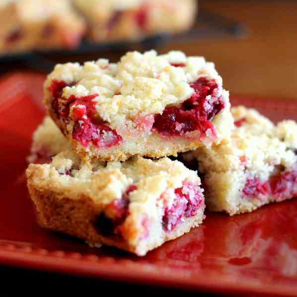 Cranberry Crumb Bars