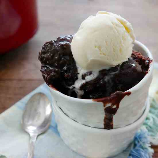 Slow Cooker Chocolate Lava Cake