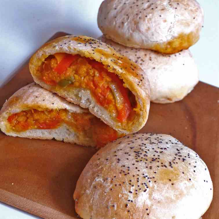 Stuffed Bread Rolls