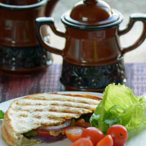 Easy grilled veggie sandwich