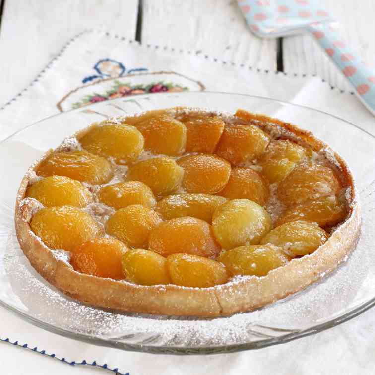 Apricot Tart with Almond Cream