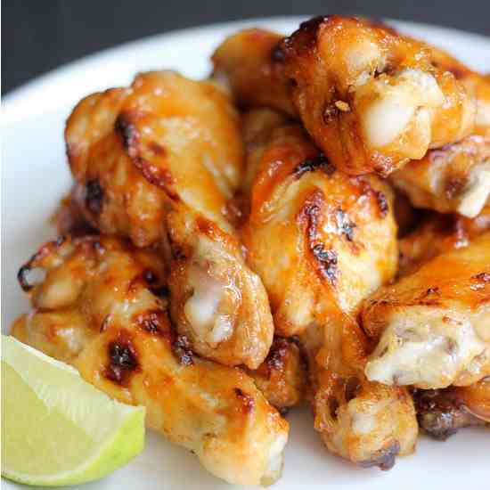 Sweet and Spicy Asian Wings