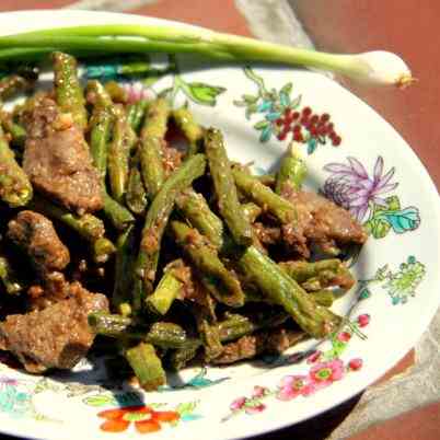 String Beans with Beef