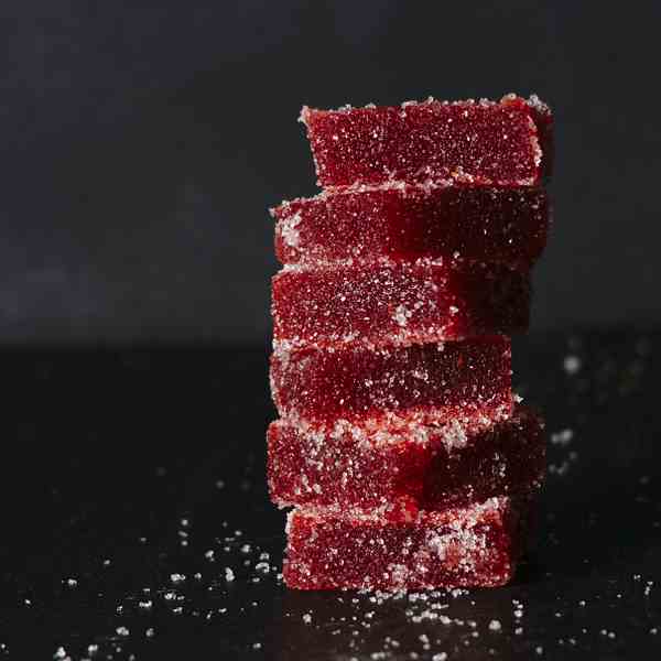 "Pate de fruit" of strawberries