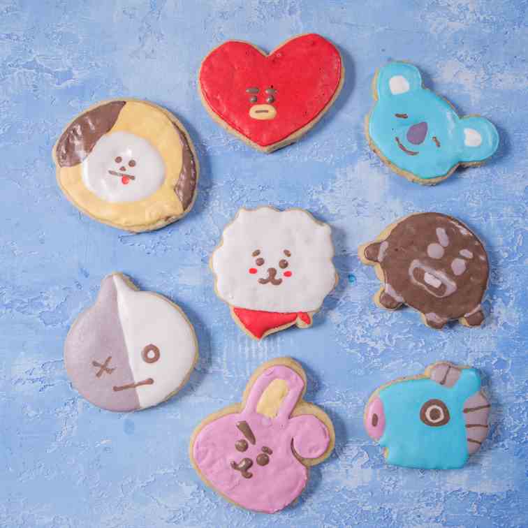 BTS BT21 Sugar Cookies