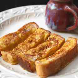 Eggnog French Toast Sticks