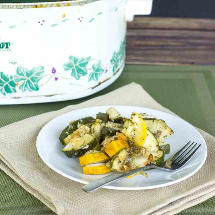 Crock Pot Zucchini and Yellow Squash