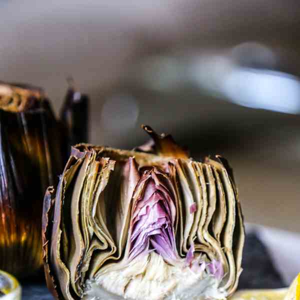 Roasted Artichokes with Garlic and Sage