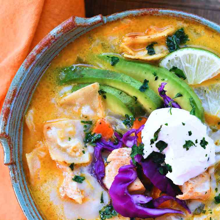 Creamy Chicken Tortilla Soup Instant Pot