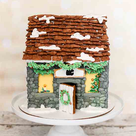 Gingerbread Stone Cottage