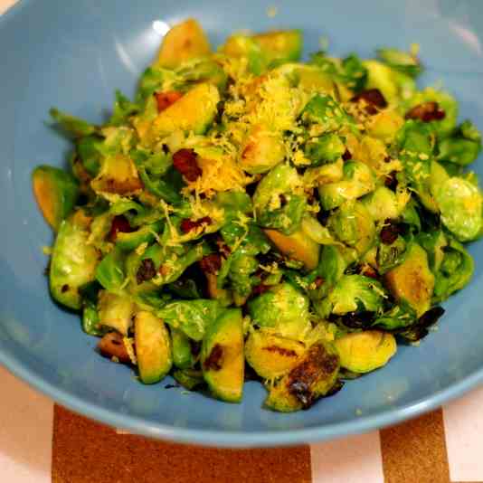 Brussels Sprouts with Pancetta 