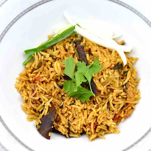 Chennai Style Spicy Tomato Biriyani