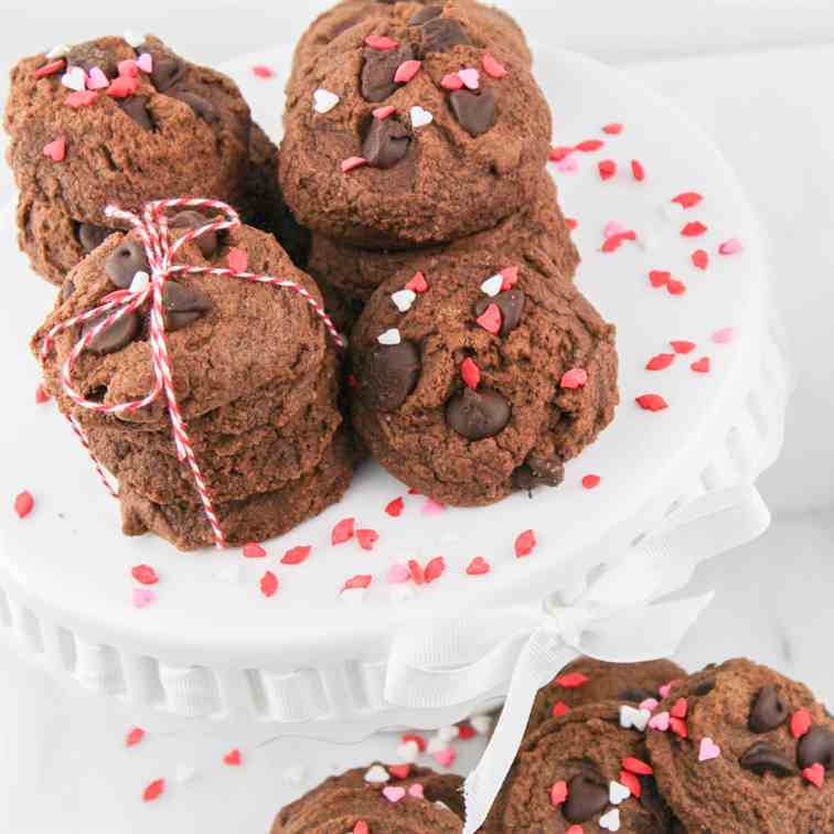 Chocolate Chocolate Chip Cookies