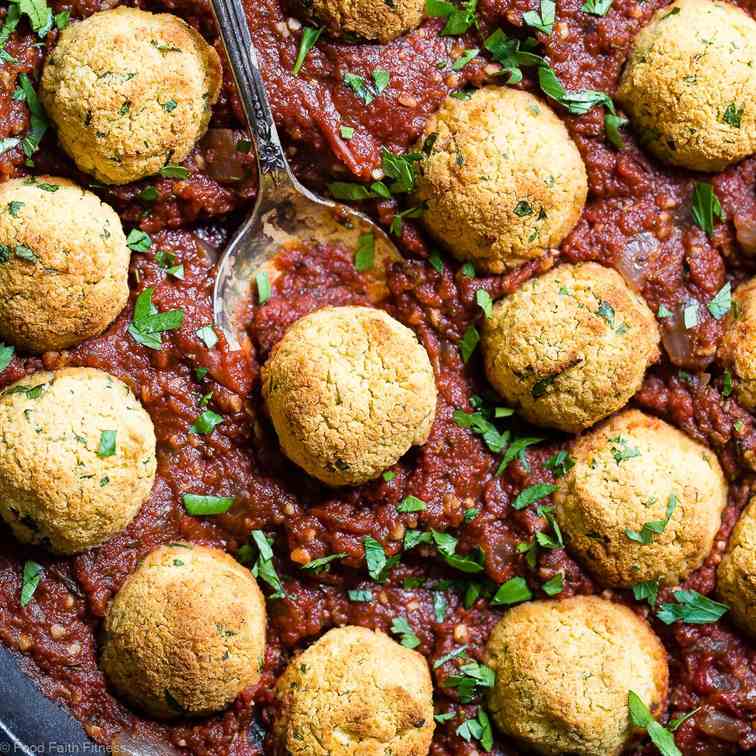 Healthy Vegan Chickpea Meatballs