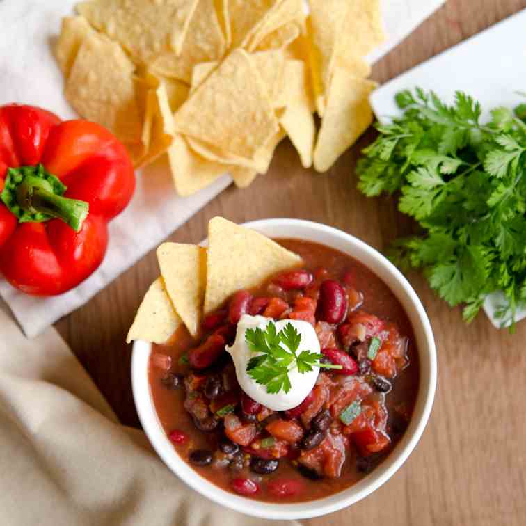 Vegan, No-Alarm Chili