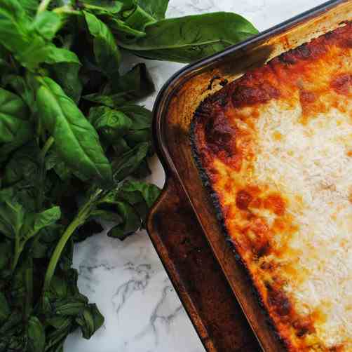 Passover-Friendly Eggplant Parmesan