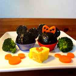 mickey mouse silhouette lunch