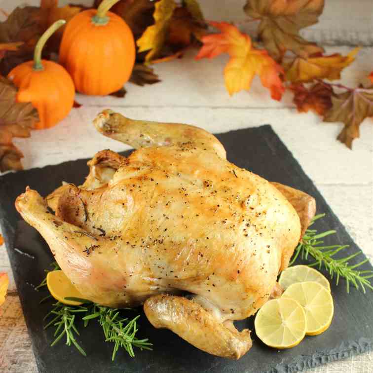 Simple and Easy Oven Roast Chicken