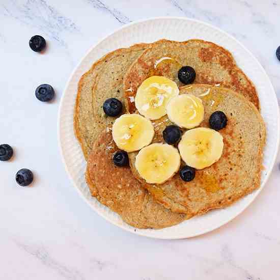 Delicious Banana Oatmeal Pancakes