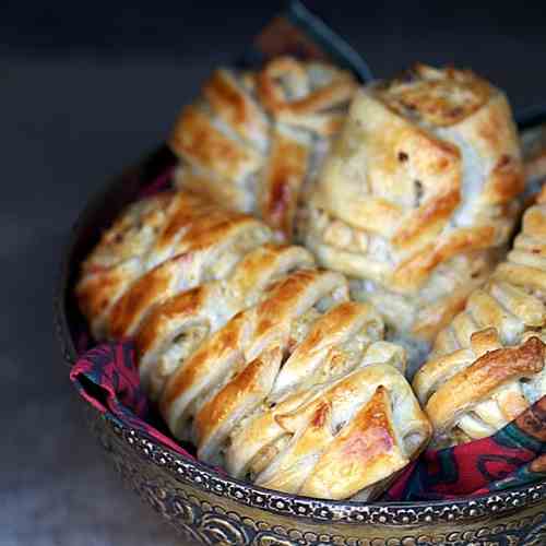 Chicken Quark Crossover Puff Pastry