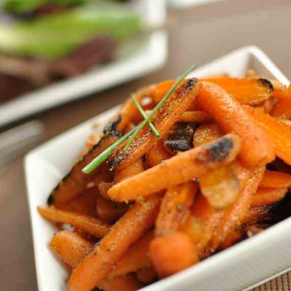 Brown Butter and Ginger Glazed Carrots