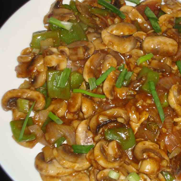 Mushroom Chilli Fry Recipe