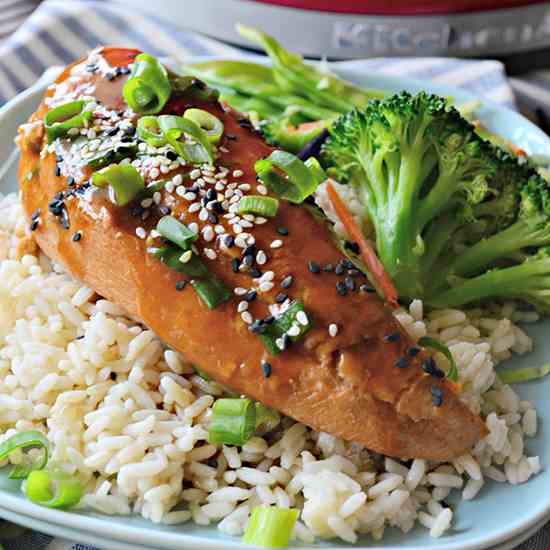 Slow Cooker Ginger Sesame Chicken