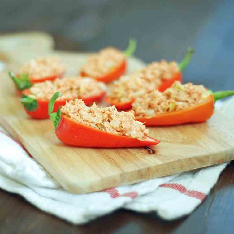 Salmon Stuffed Peppers