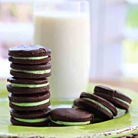 Chocolate Mint Cookies