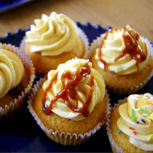 Quadruple Salted Caramel Cupcakes