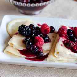 Lemon Ricotta Crepes