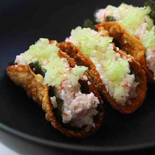 Crispy California Roll Tacos