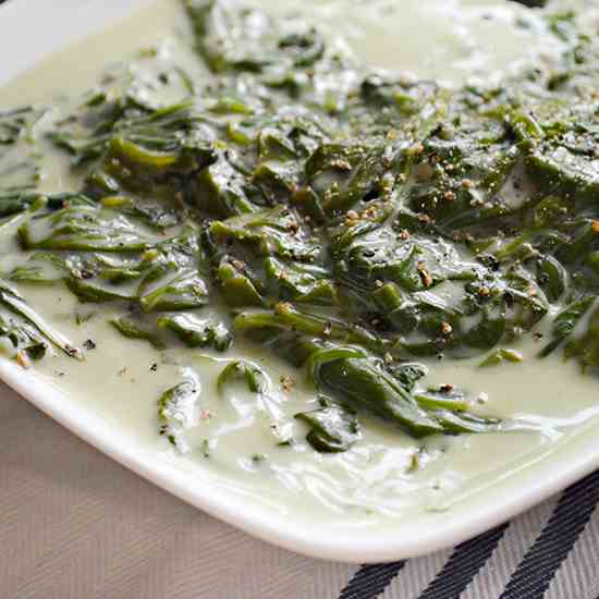 Slow Cooker Creamed Spinach