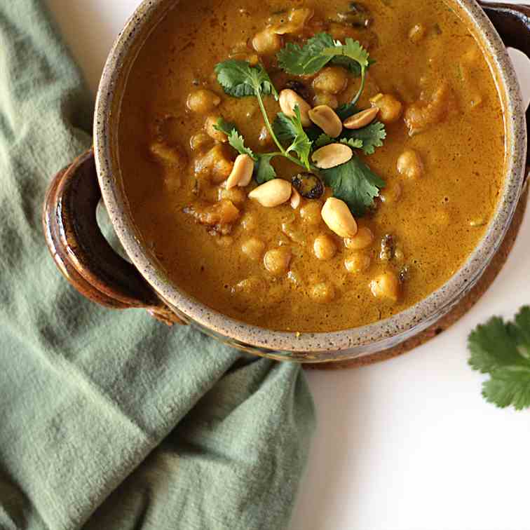 Chickpea Peanut Stew 