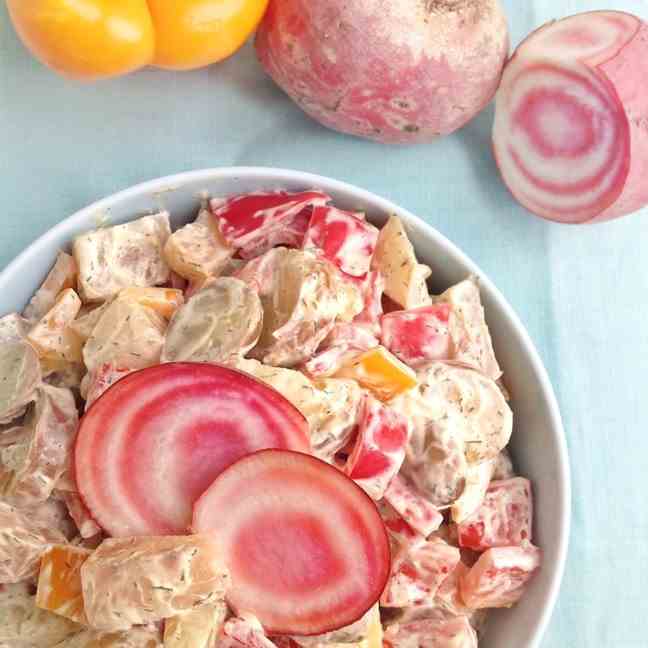 Yellow Beet Salad