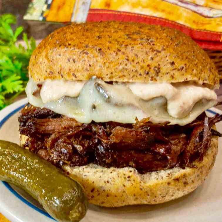 Keto Italian Shredded Beef Crock Pot