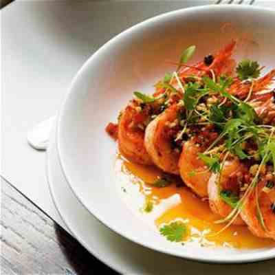 Chilli Tiger Prawns