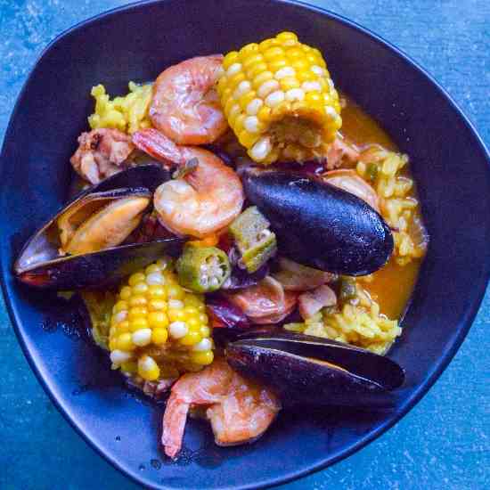 Cajun Seafood and Rice