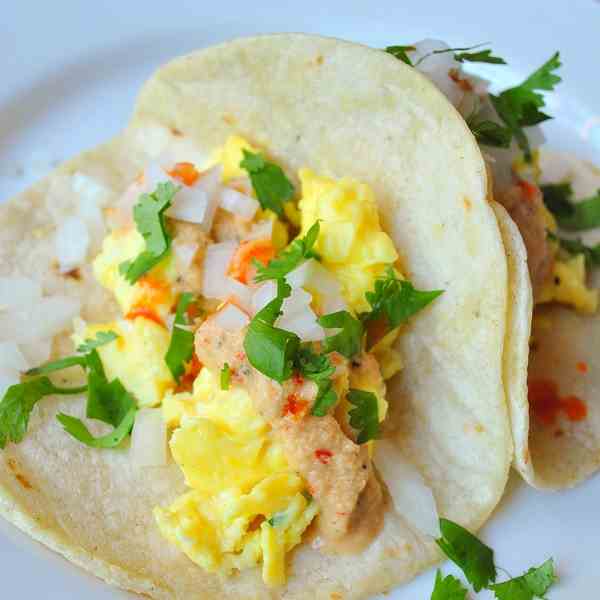 Scrambled Egg Tacos